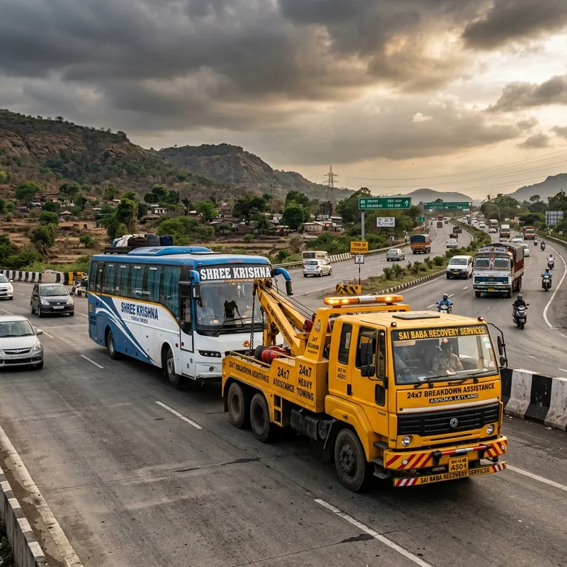 TSRTC Bus Recovery Near Warangal