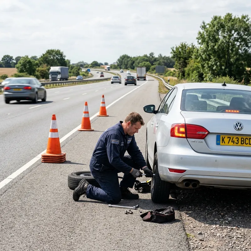 Flat Tyre Puncture Repair
